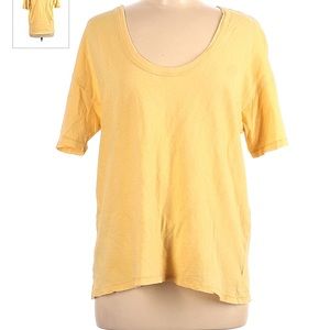 American Eagle scoop neck soft & sexy yellow tee